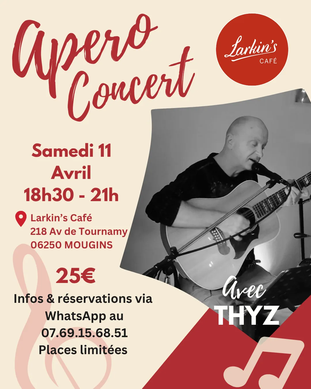 Apéro Concert – THYZ Live & Spring Organic Dinner