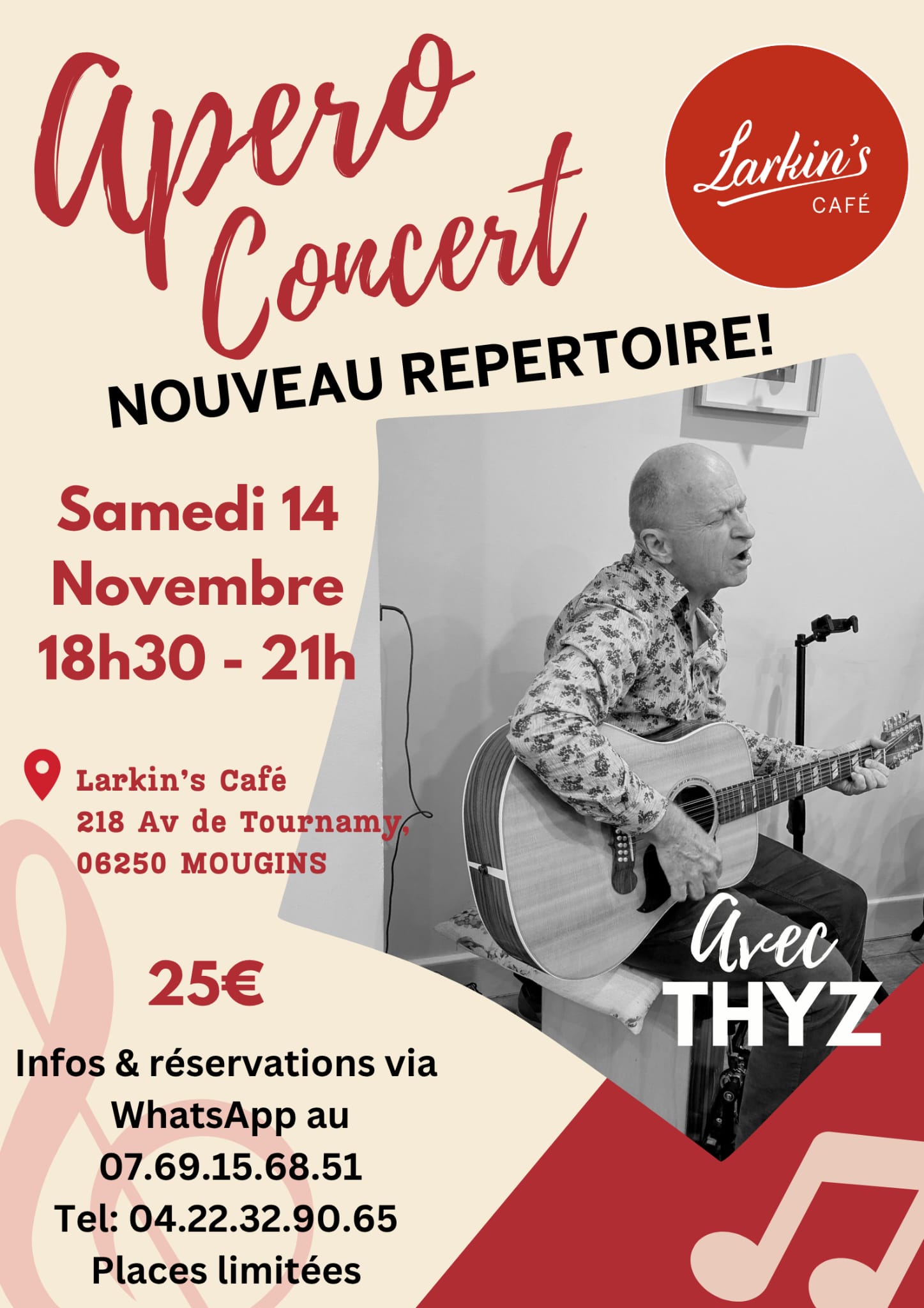 Apéro Concert – THYZ Live & Organic Dinner