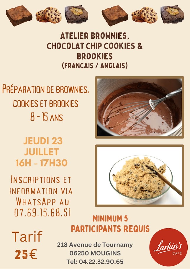 Brownies, Cookies & Brookies Workshop