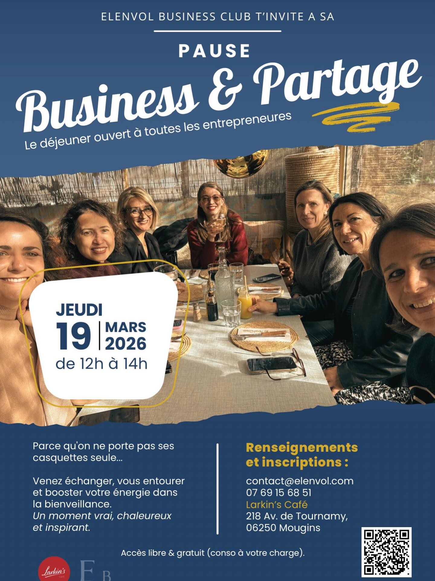 Pause Business & Partage – Elenvol Business Club